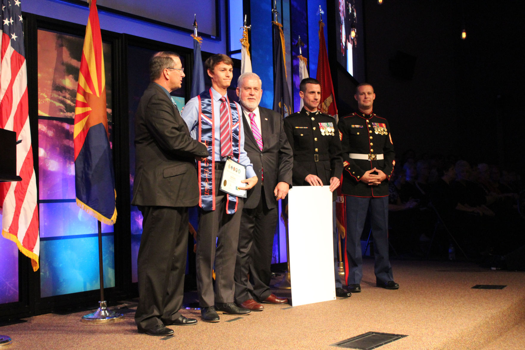 U.S. Marine Corps recruit Noah Kutz